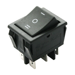 Interruptor 3 posiciones ON OFF ON Negro - TECNIS - Audio y Electrónica
